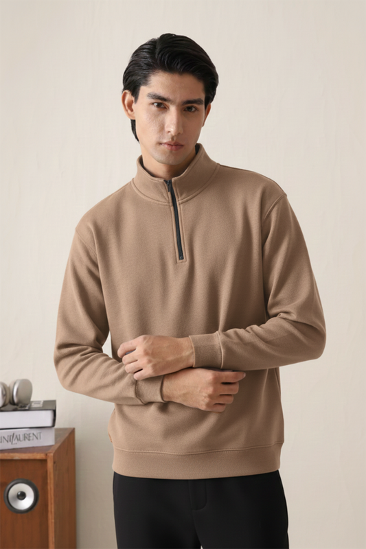 IVAR® Sand Stone Fleece Quarter Zipper