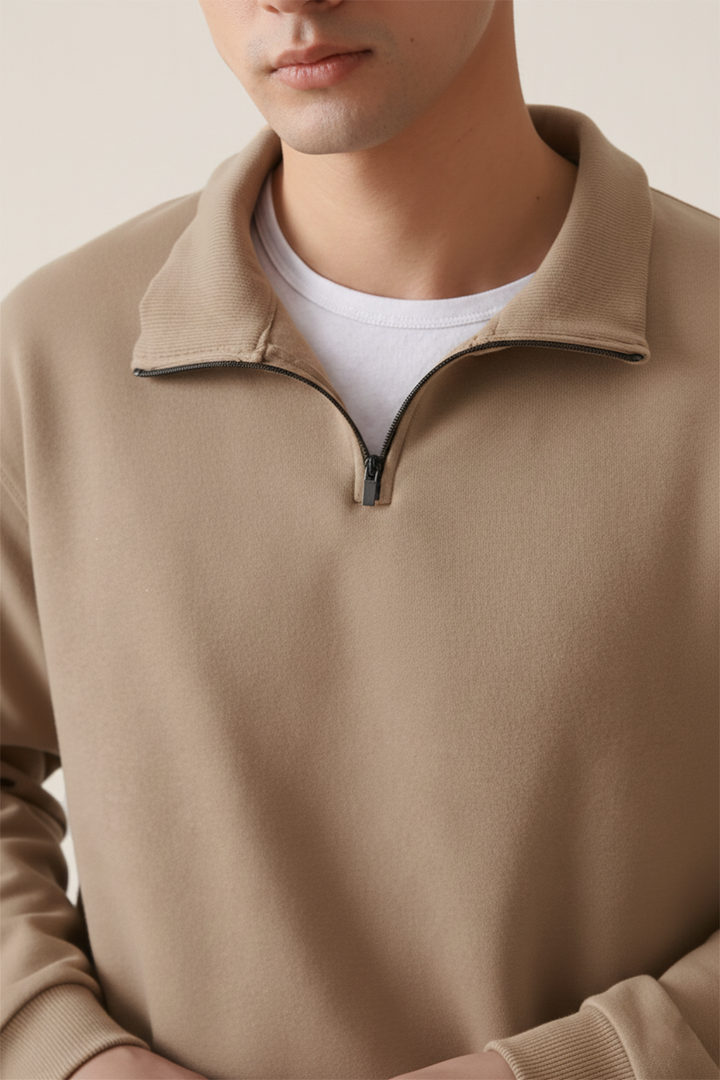 IVAR® Sand Stone Fleece Quarter Zipper