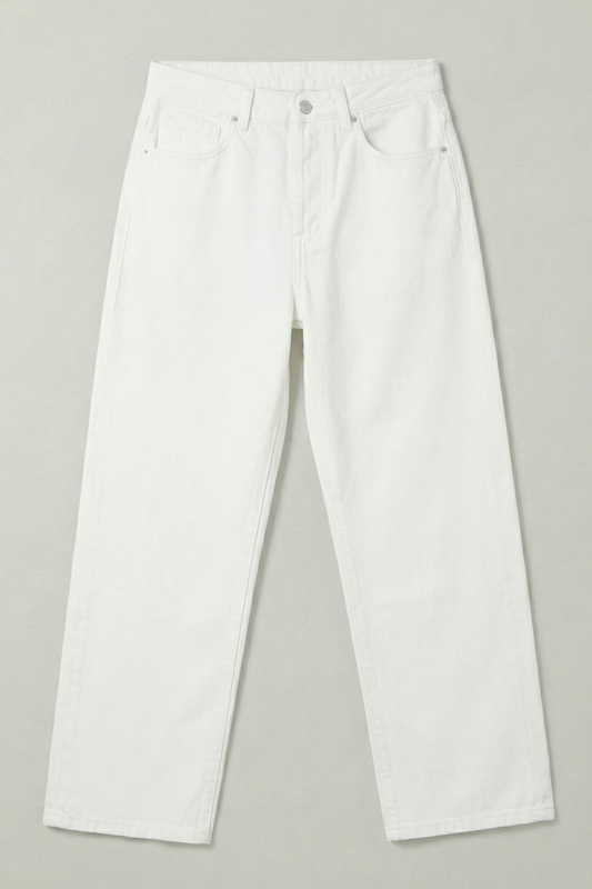 IVAR® White Relaxed Fit Denim