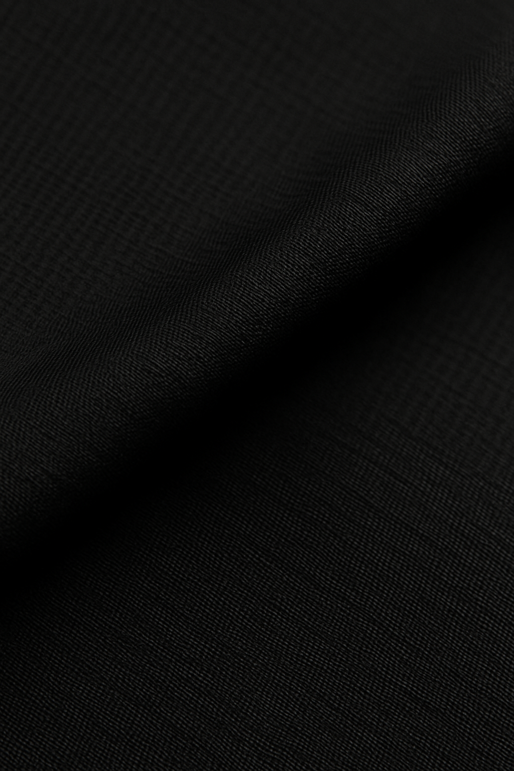 IVAR® Black Jacquard Cuban Collar Shirt