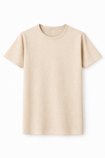 IVAR® Airloop Beige Tapered Fit Tshirt