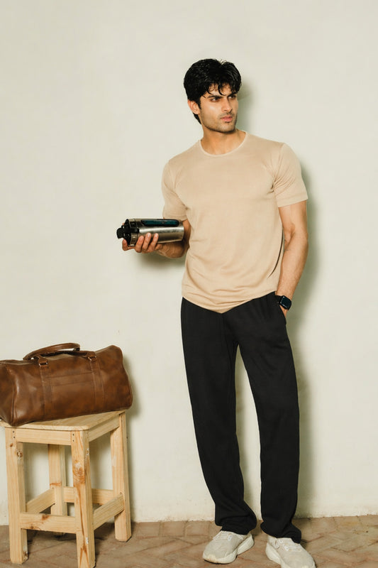 IVAR® Airloop Beige Tapered Fit Tshirt