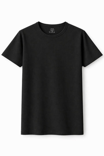IVAR® Airloop Black Tapered Fit Tshirt