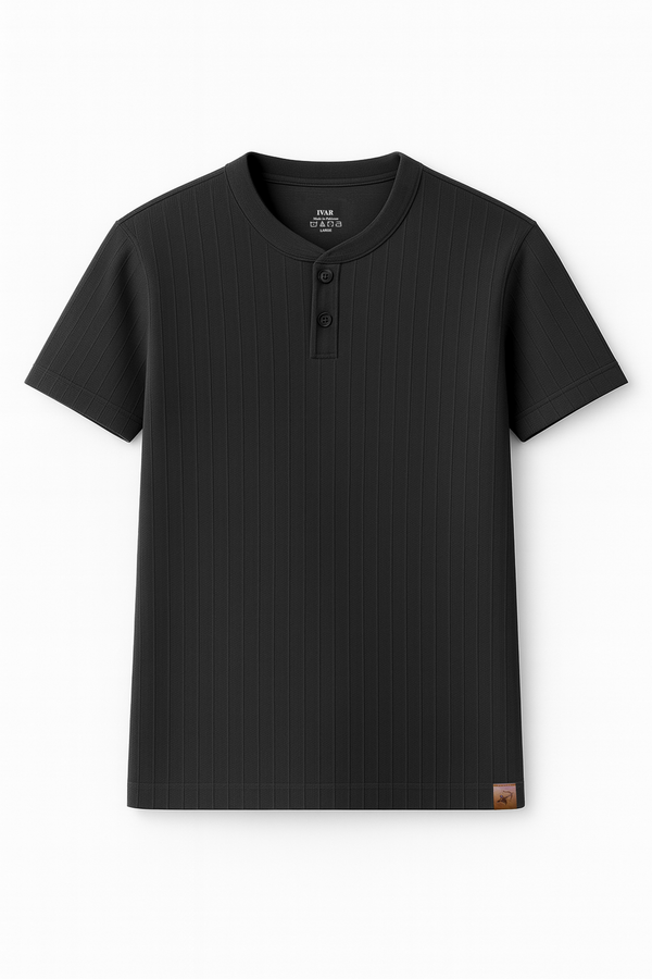 IVAR® Drop Needle Black Henley