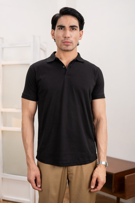 IVAR® Black Golfer Polo