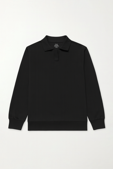 IVAR® Black Scuba Drop Needle Polo