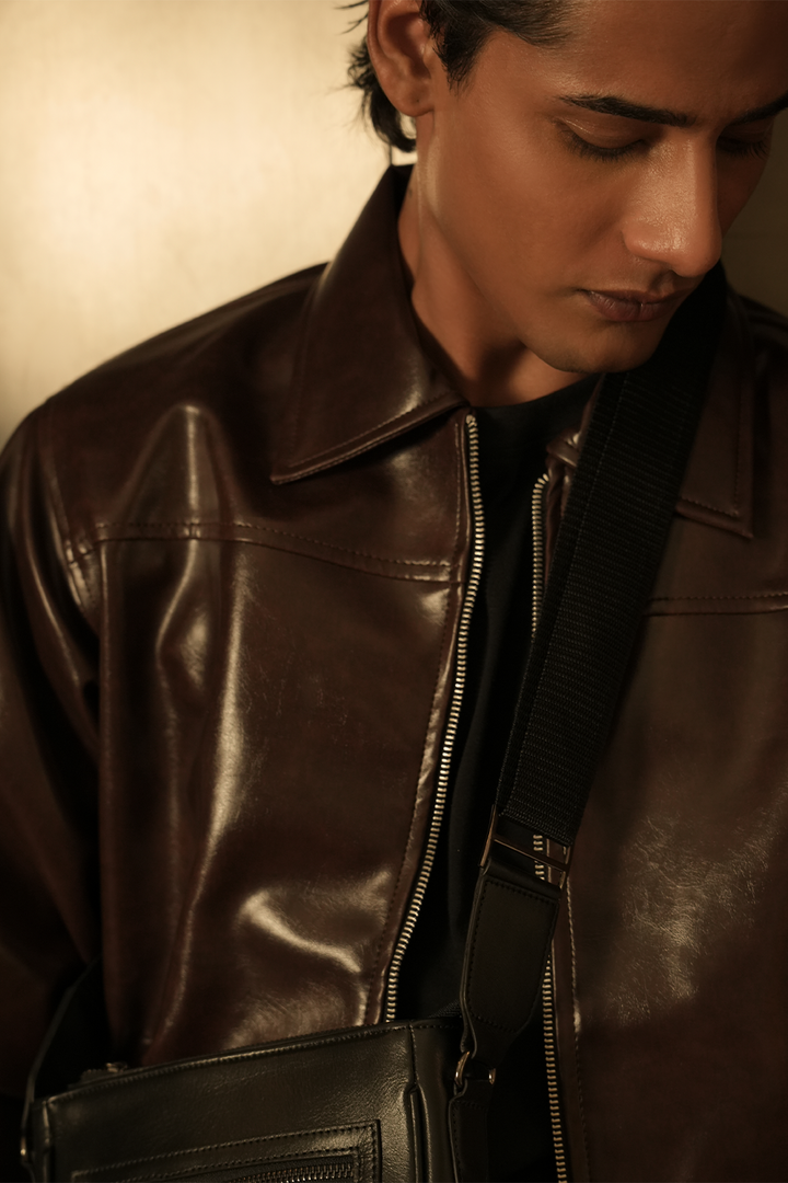 IVAR® Legacy Brown Leather Classic Jacket