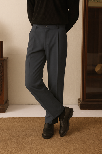 IVAR® Charcoal Adjustable pleated pants