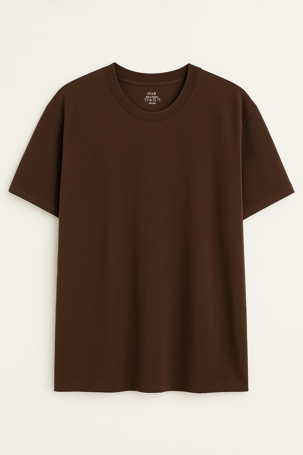 IVAR® Chocolate Brown Oversized Tshirt