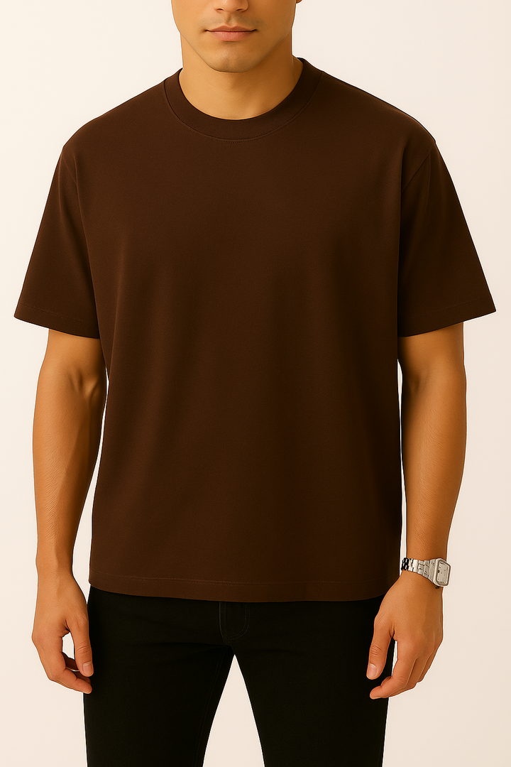 IVAR® Chocolate Brown Oversized Tshirt