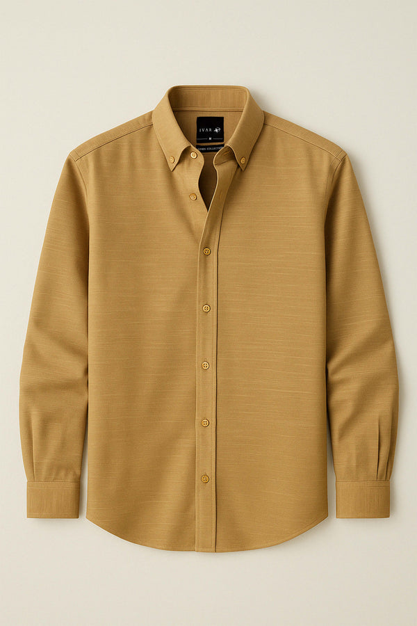 IVAR® Camel Linen Shirt