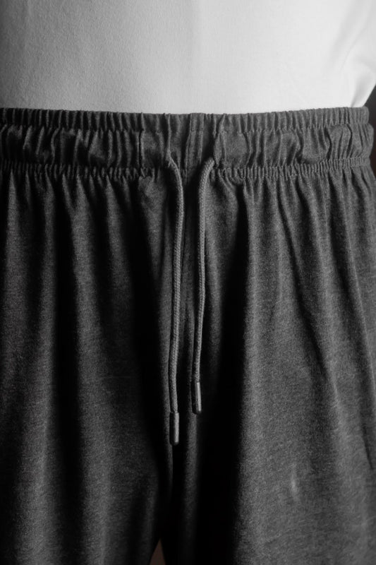 Charcoal Knitted Pajama (100% Combed Cotton)