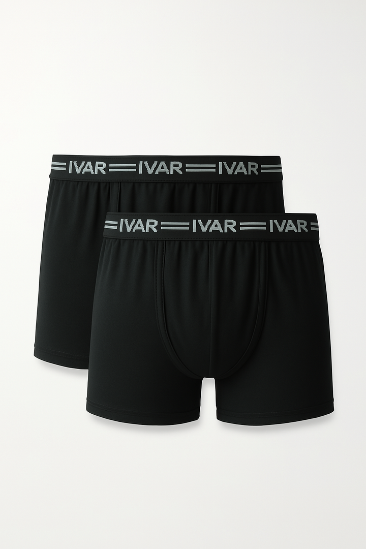 Black Stretchable Boxer (Save 10% on Pack of 2)