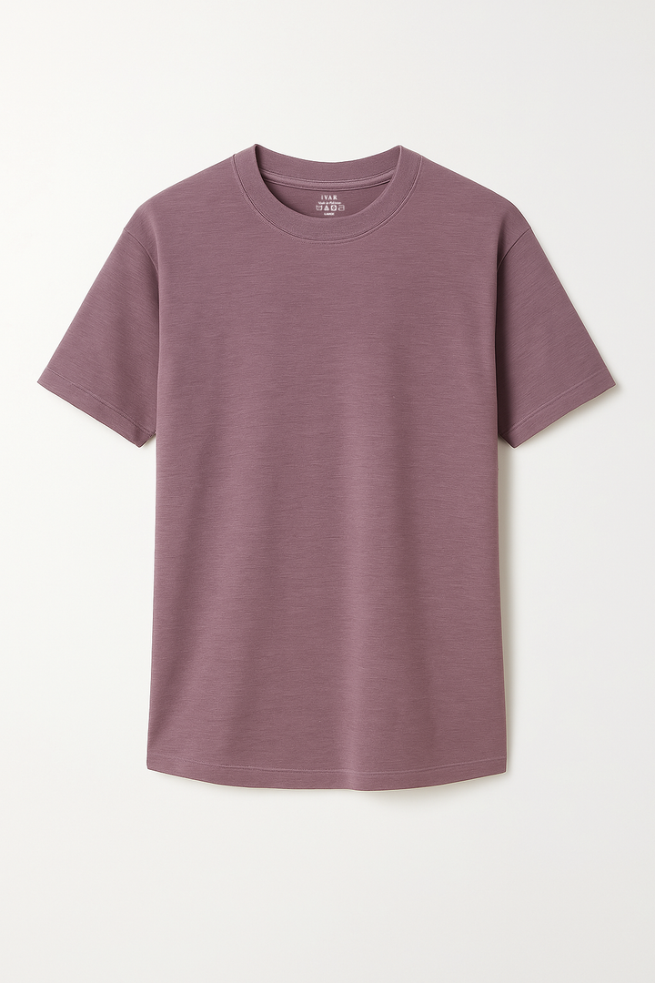 IVAR® Heather Wine Oversized Tshirt