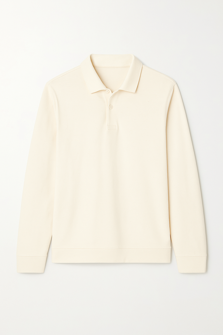 IVAR® Cream Full Sleeve Polo