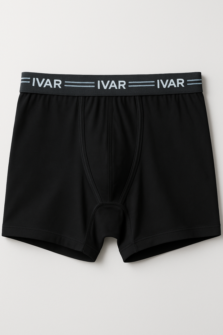 Black Stretchable Boxer (95% Cotton + 5% High grade Lycra)