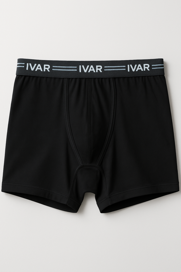 Black Stretchable Boxer (95% Cotton + 5% High grade Lycra)