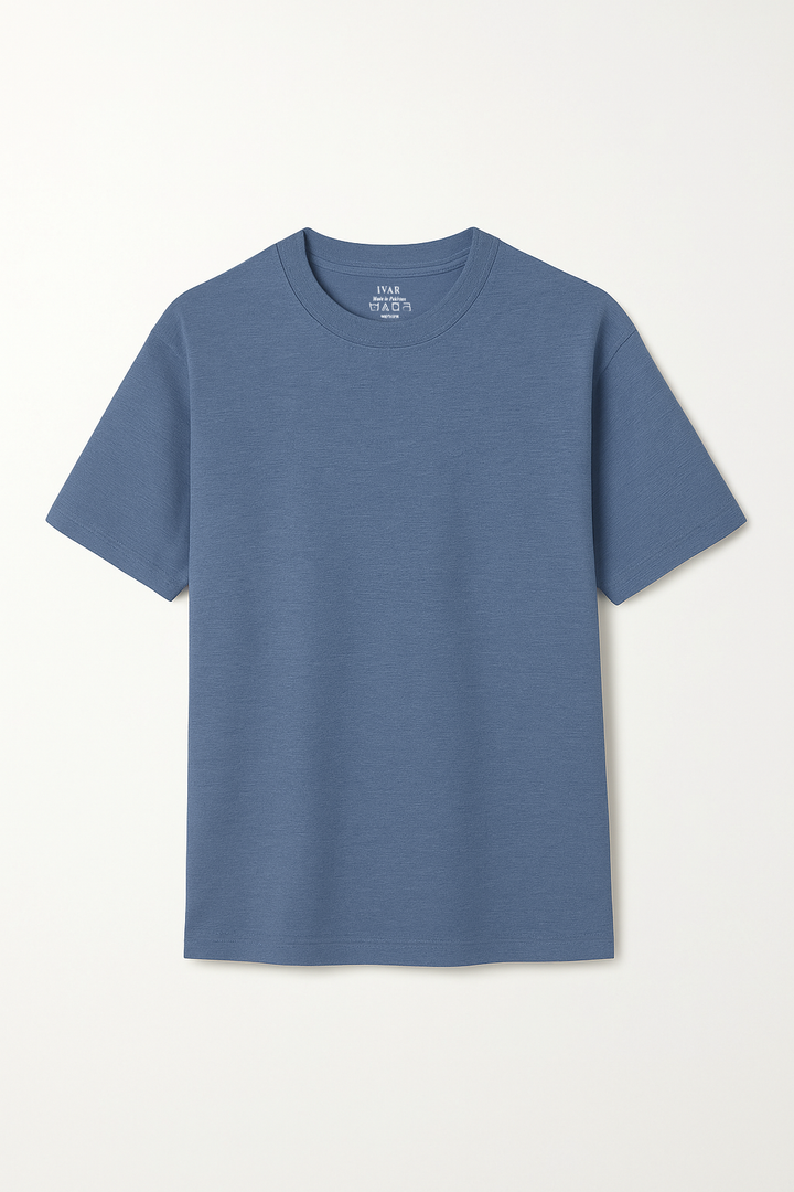 IVAR® Denim Blue Oversized Tshirt