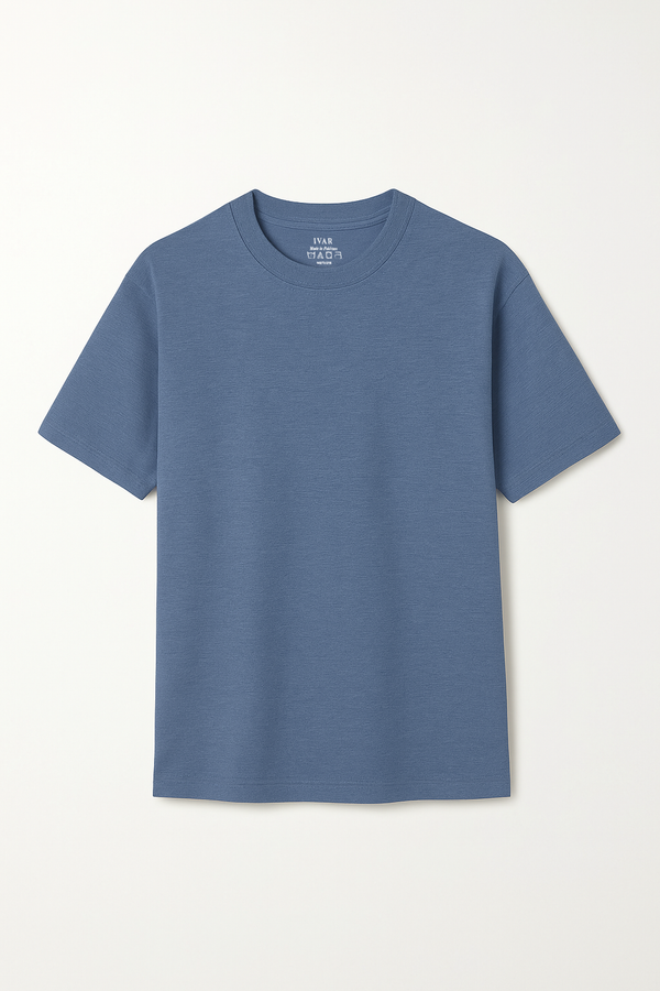 IVAR® Denim Blue Oversized Tshirt