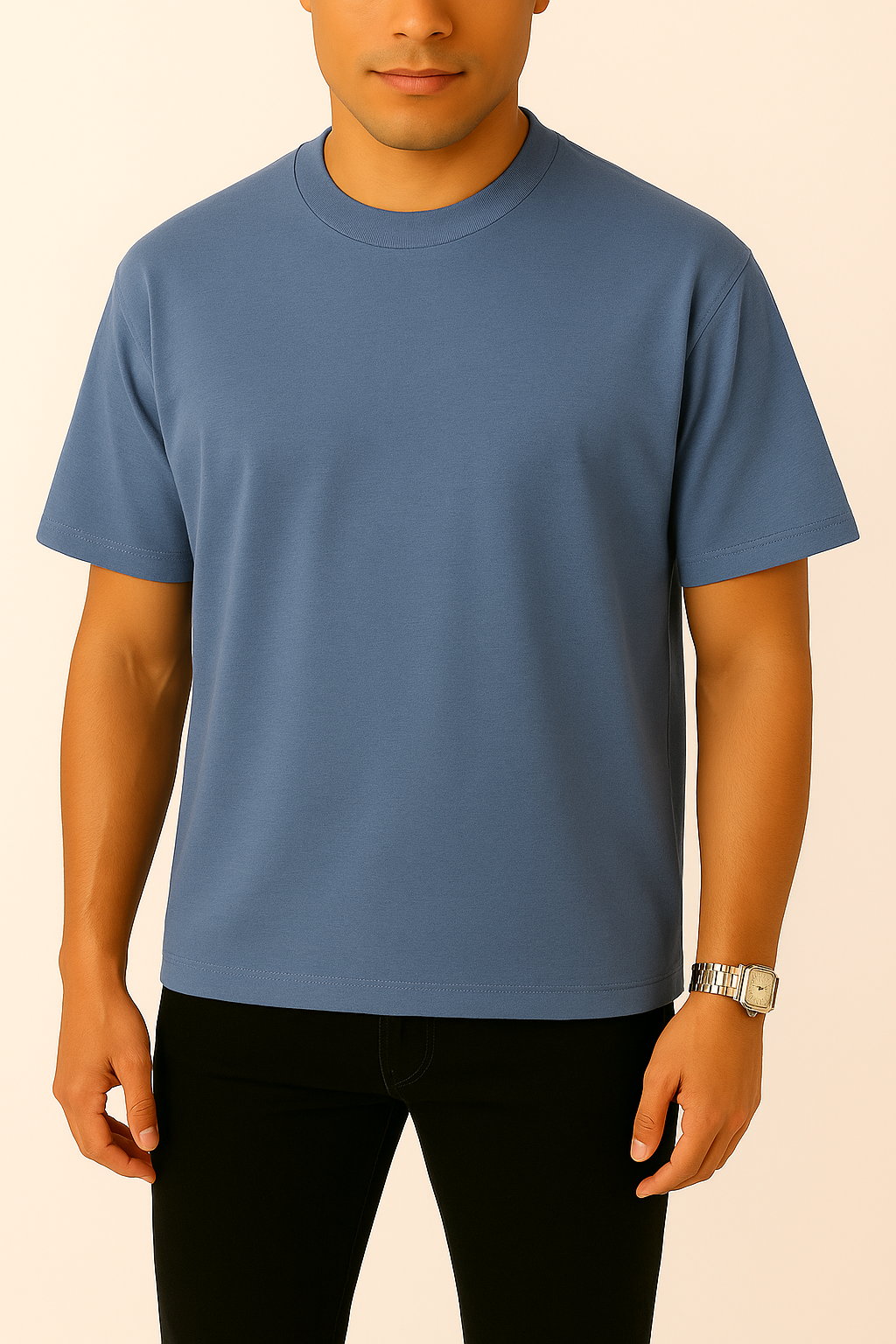 IVAR® Denim Blue Oversized Tshirt