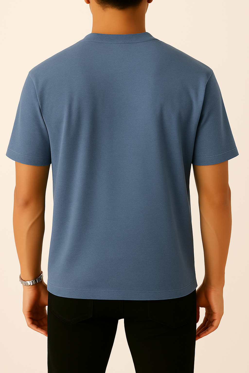 IVAR® Denim Blue Oversized Tshirt