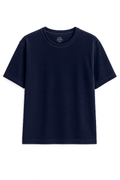 IVAR Navy Oversized T-Shirt – men's navy oversized T-shirt with relaxed fit