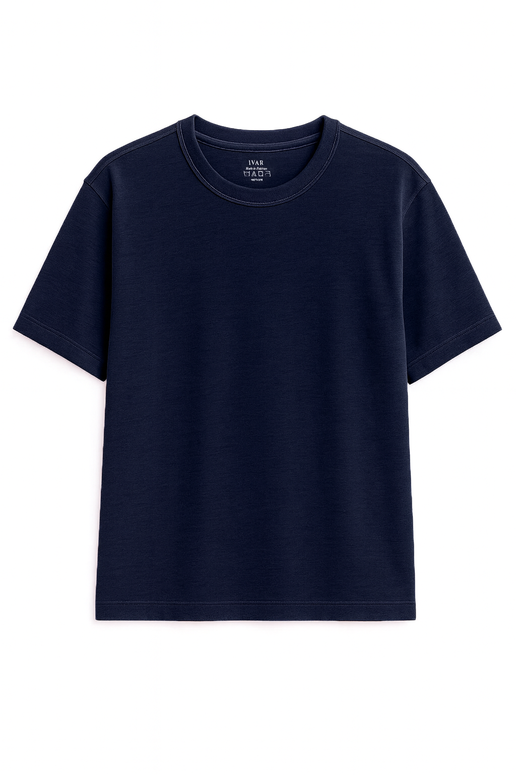 IVAR Navy Oversized T-Shirt – men's navy oversized T-shirt with relaxed fit