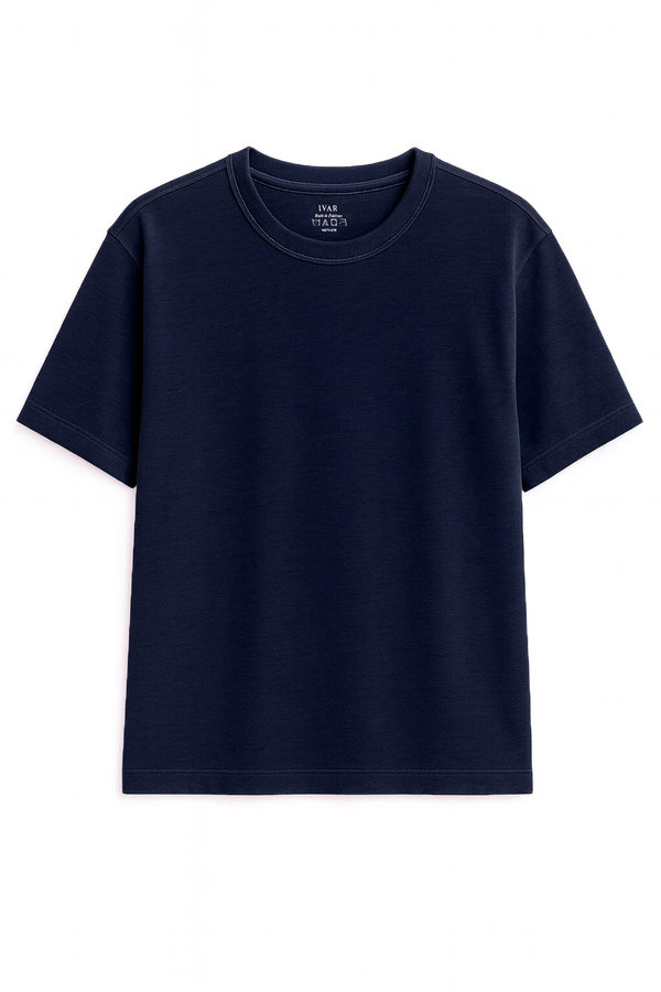 IVAR® Navy Oversized Tshirt