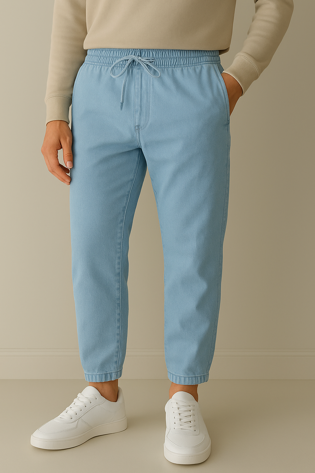 IVAR® AO Light Blue Denim Joggers
