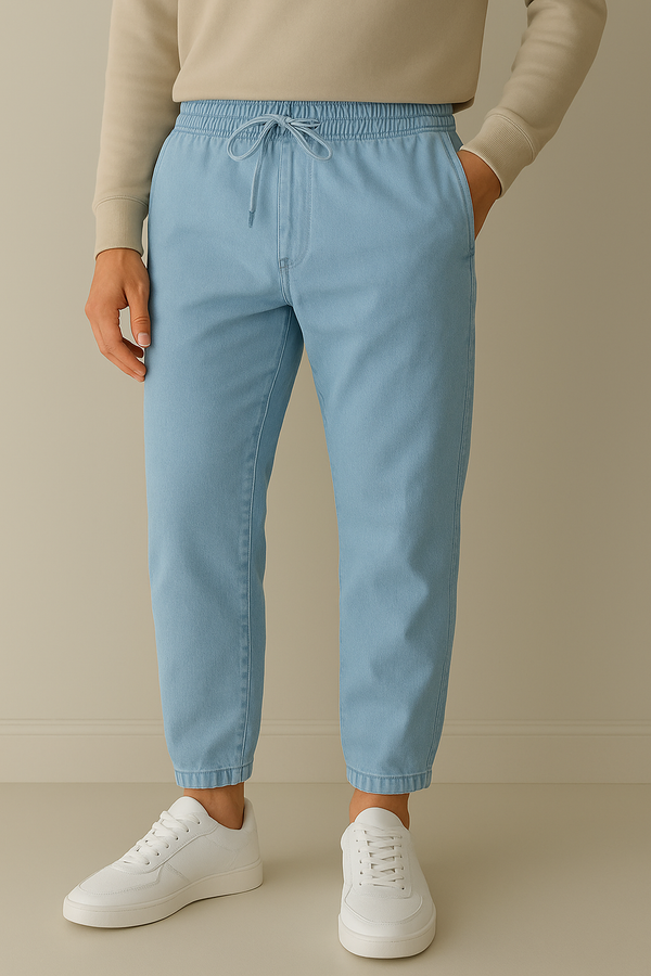 IVAR® AO Light Blue Denim Joggers