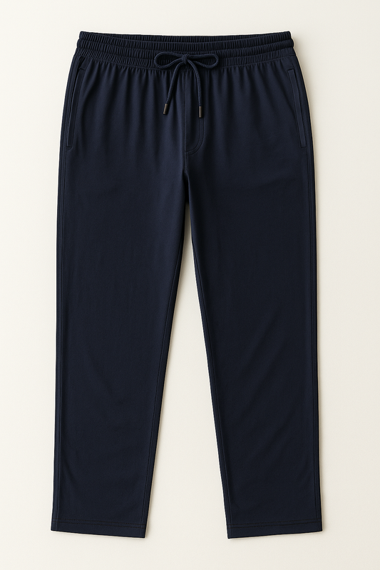 Navy Blue Knitted Pajama (100% Combed Cotton)