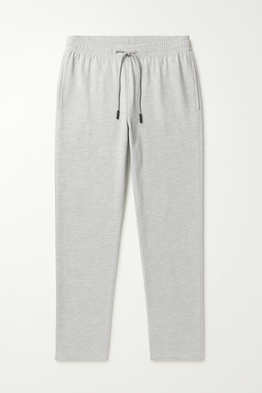 Heather Grey Knitted Pajama (100% Combed Cotton)