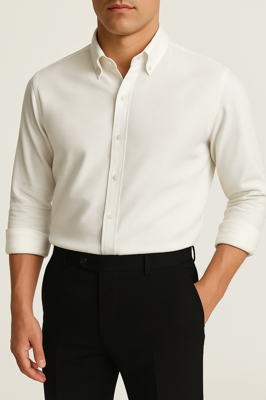 IVAR® Non Iron White Slim Fit Shirt