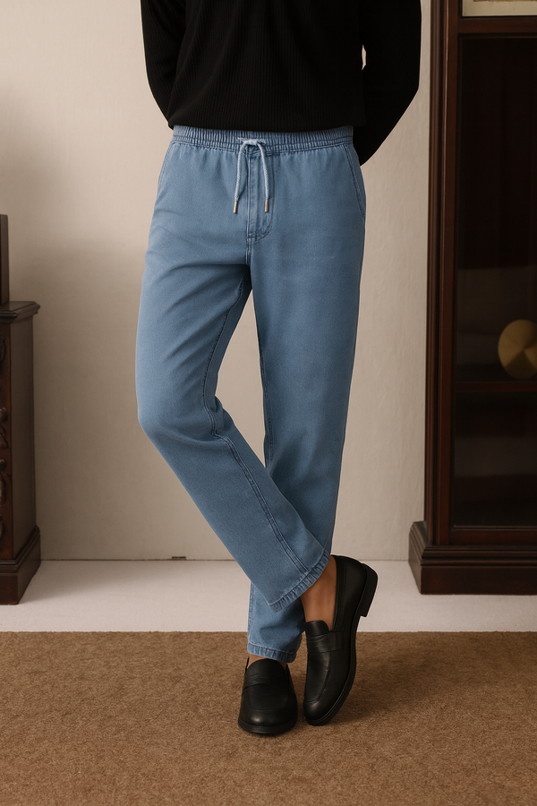 IVAR® AO Light Blue Denim Joggers