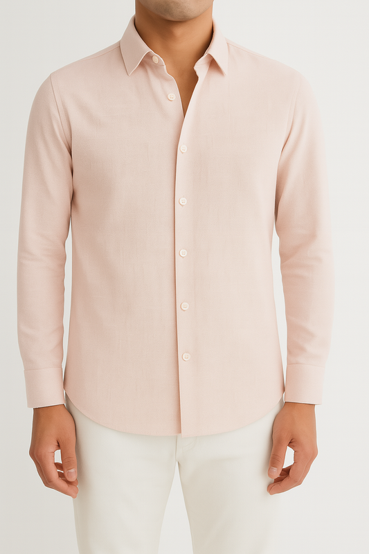 IVAR® Pink Salt Linen Shirt