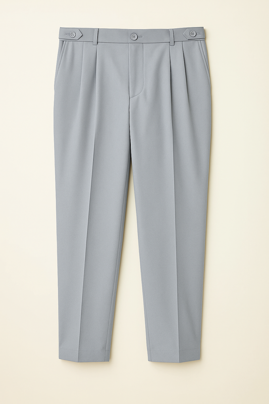 IVAR® Glacier grey Adjustable pleated pants