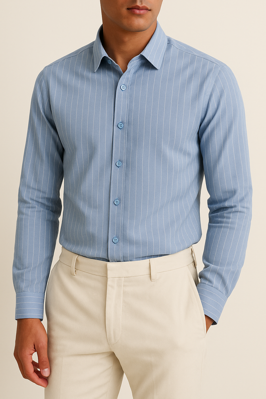 IVAR® Oxford blue Stripe Shirt