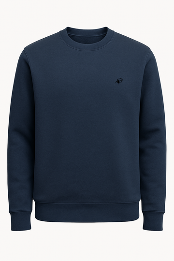 Navy sweatshirt - Premium Cotton Fleece