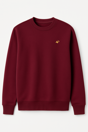 Maroon sweatshirt - Premium Cotton Fleece
