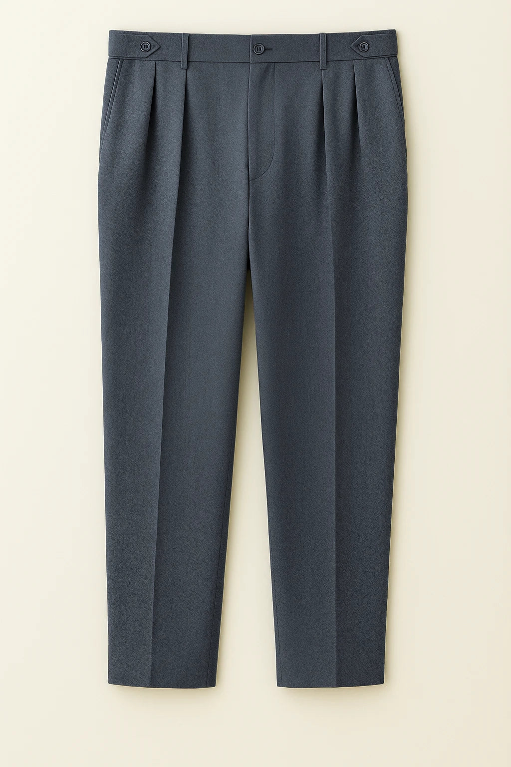 IVAR® Steel Grey Adjustable pleated pants