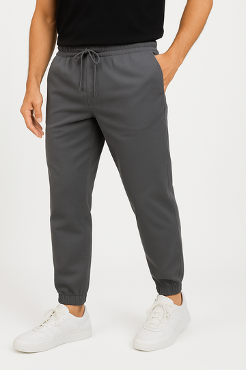 IVAR® Charcoal Enzyme Wash Chino Joggers
