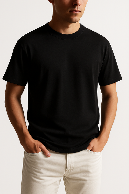 IVAR® Black Oversized Tshirt