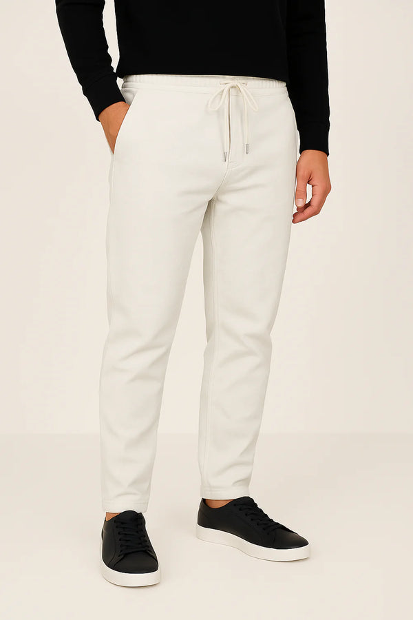 IVAR® AO White Denim Joggers