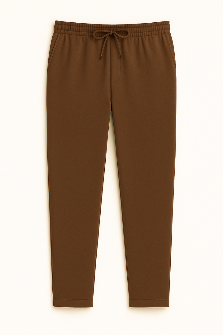 Brown Knitted Pajama (100% Combed Cotton)