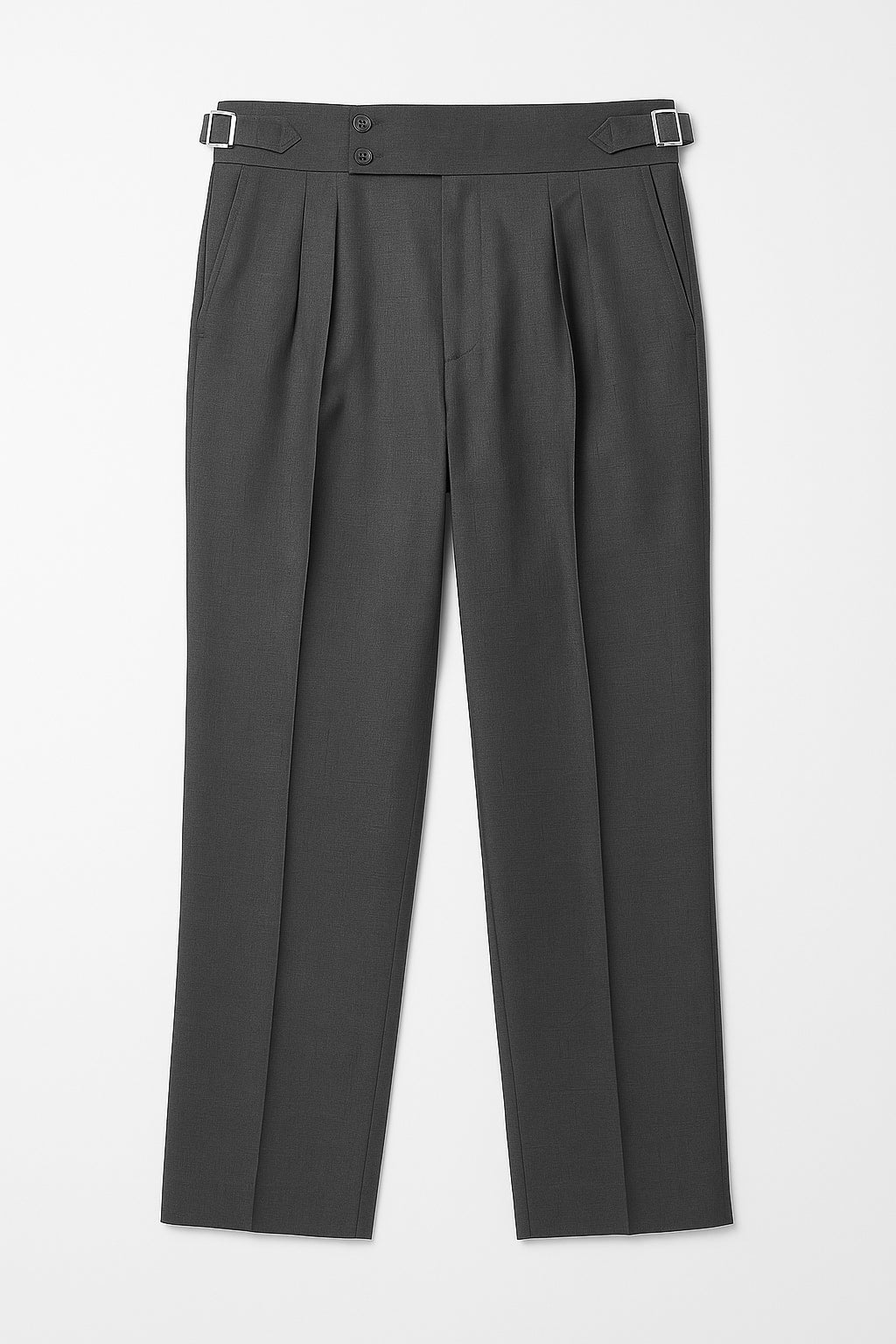 IVAR® Charcoal Pleated Gurkha Pants