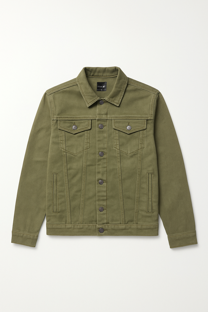 IVAR® Olive Green Denim Jacket