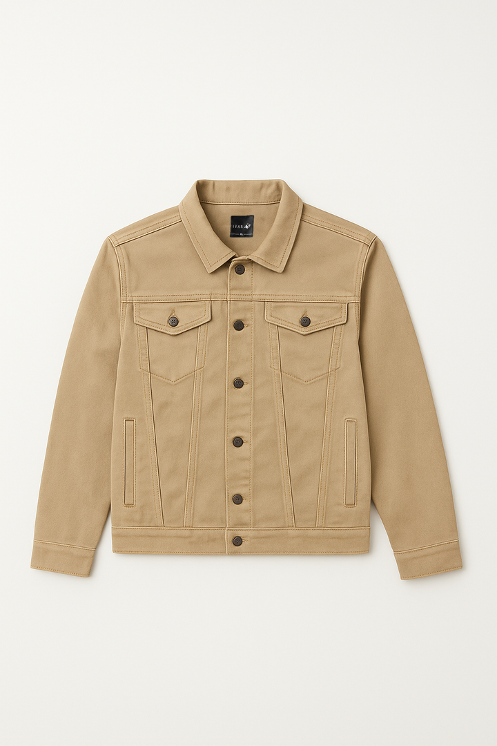 IVAR® Beige Denim Jacket