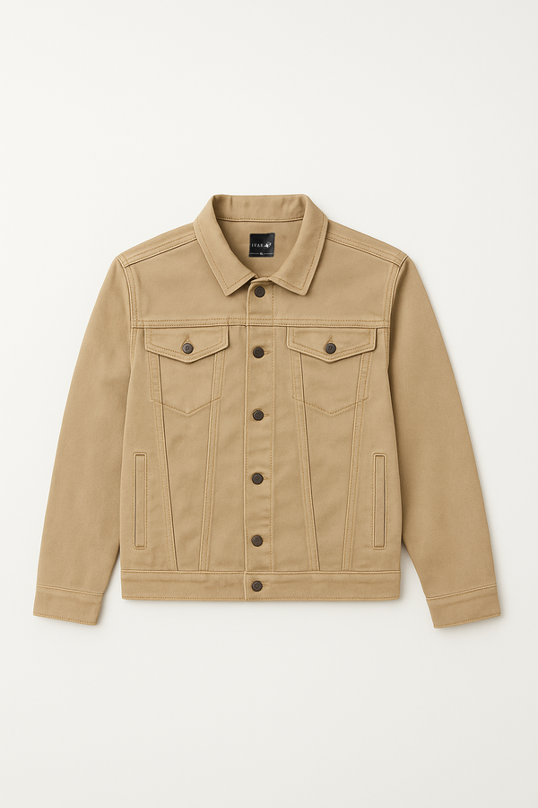 IVAR® Beige Denim Jacket