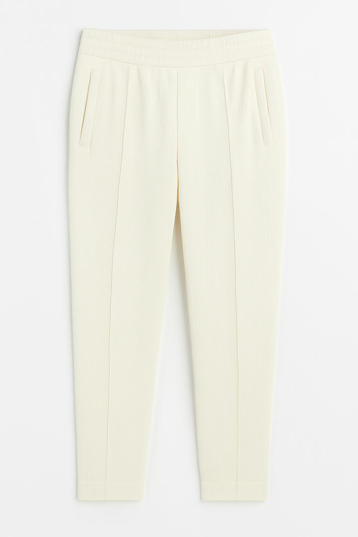 IVAR® Off White Flatback Rib Pant
