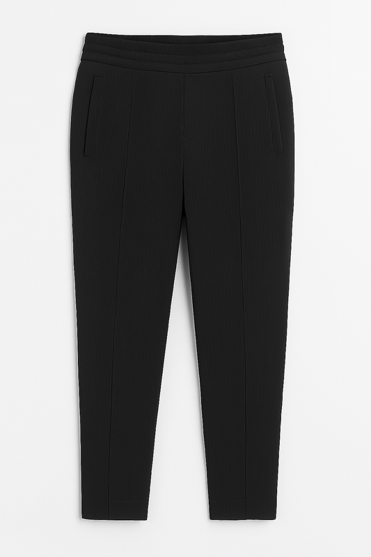 IVAR® Black Flatback Rib Pant